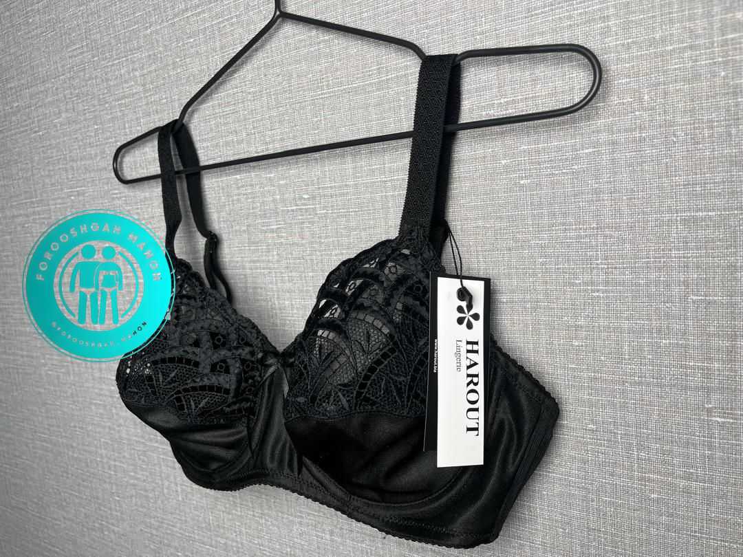 سوتین فنردار زنانه هاروت کد 2600 مشکی - Image 2