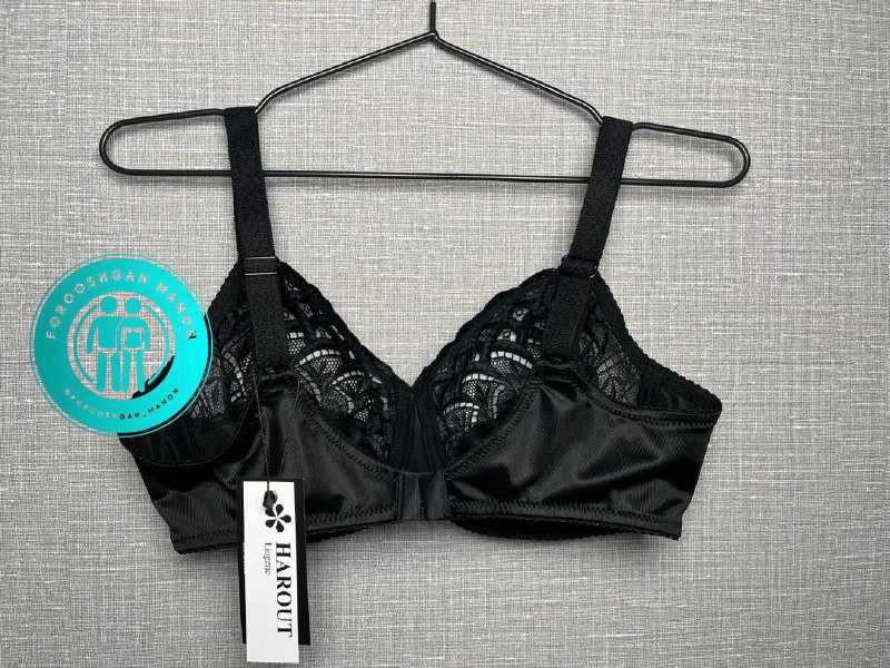 سوتین فنردار زنانه هاروت کد 2600 مشکی - Image 3