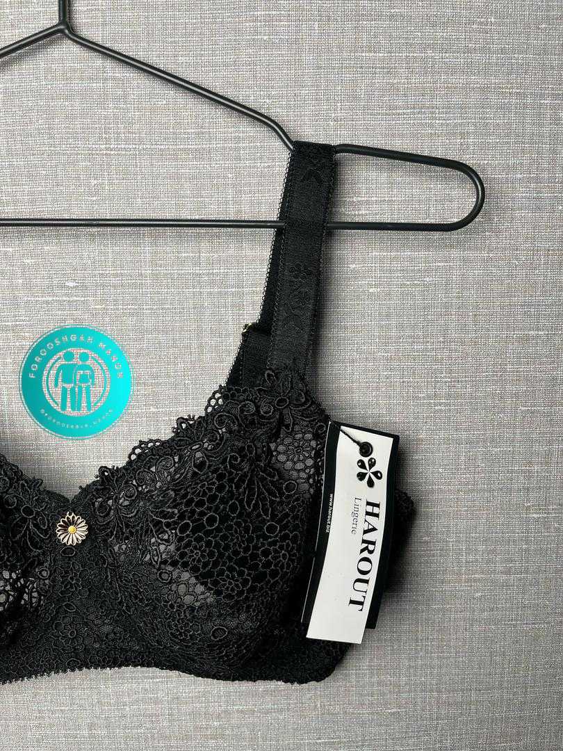 سوتین فنردار زنانه هاروت کد 2062 مشکی - Image 2