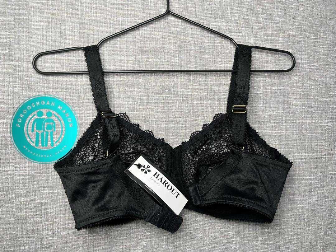 سوتین فنردار زنانه هاروت کد 2062 مشکی - Image 4