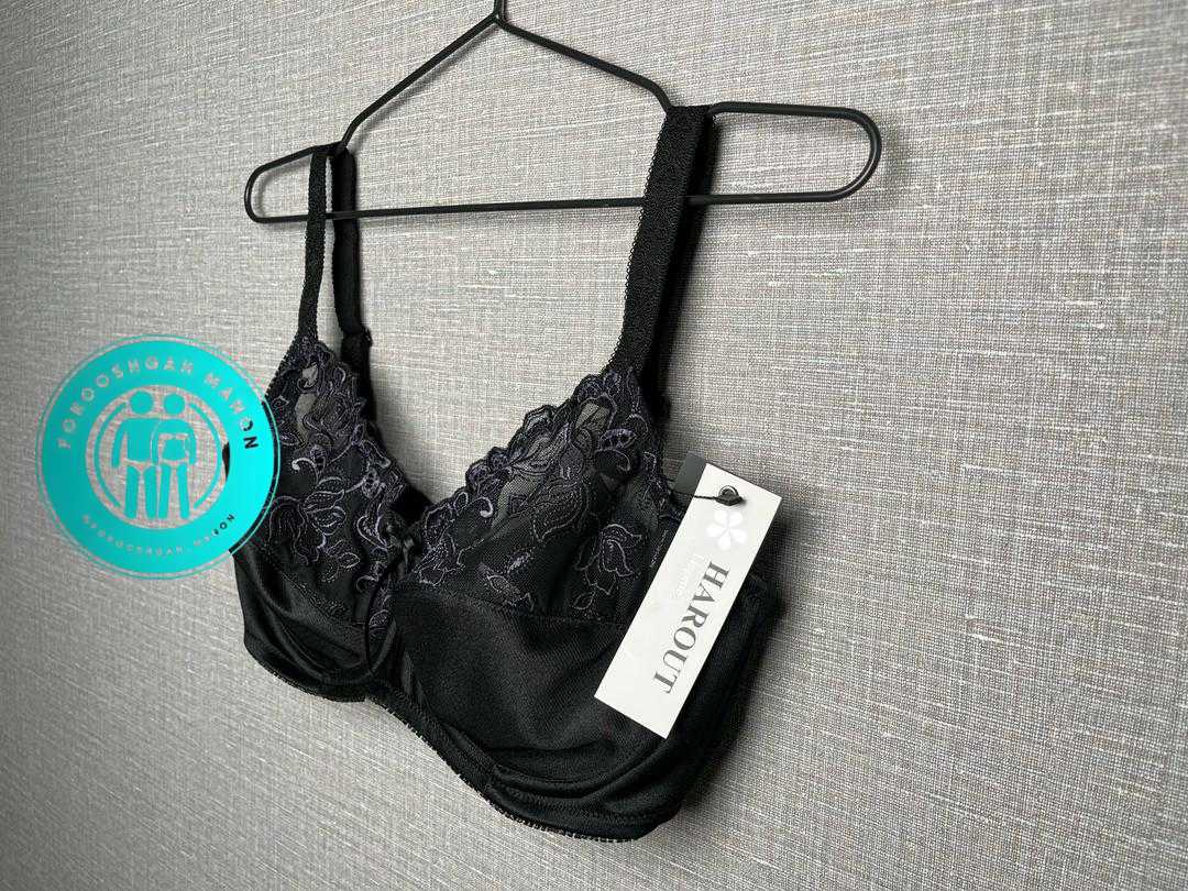 سوتین فنردار زنانه هاروت کد 2982 مشکی - Image 2