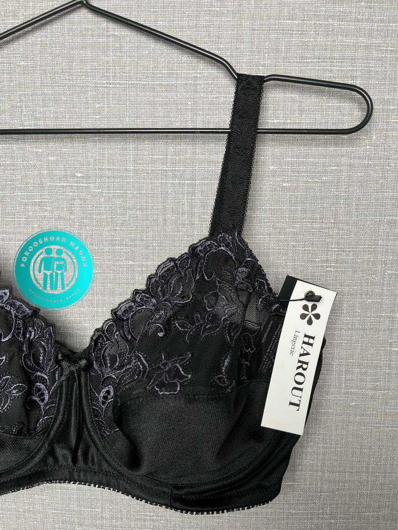 سوتین فنردار زنانه هاروت کد 2982 مشکی - Image 3