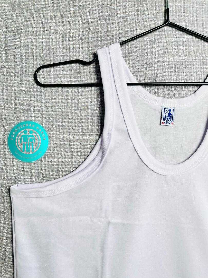 زیرپیراهن رکابی مردانه دوفرد سفید - Image 2