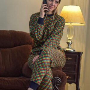 بلوز شلوار پیچازی گلریز