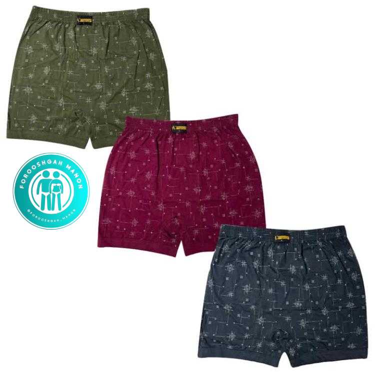 شورت پادار نخ خالص مردانه وال(پک سه عددی) - Image 5