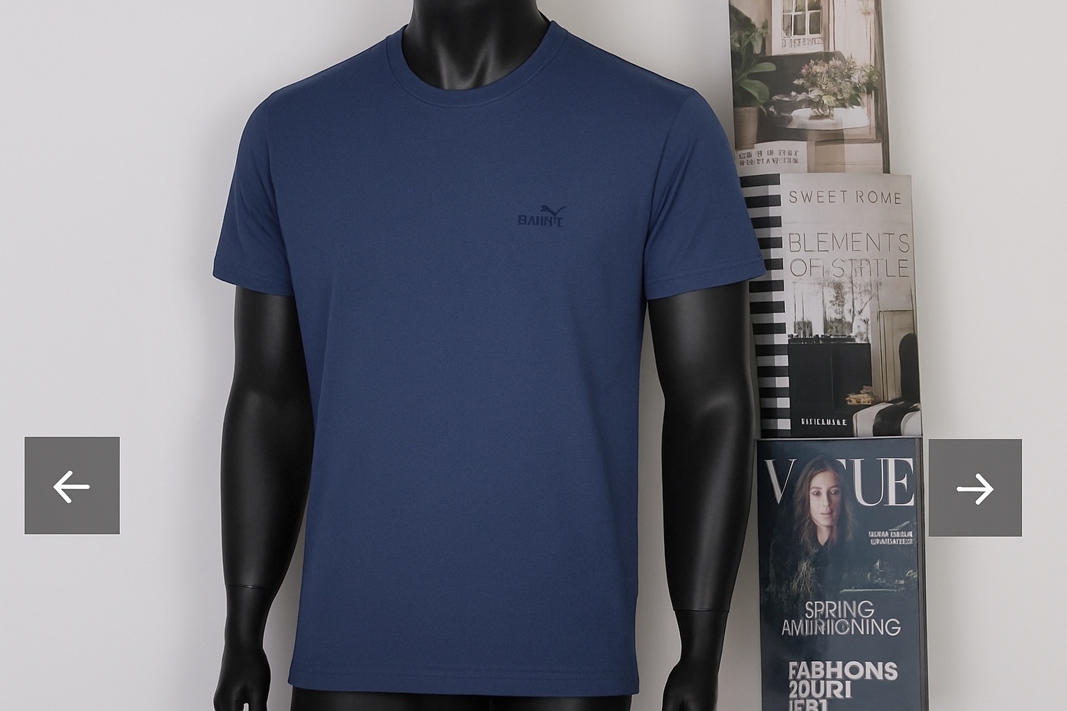 تیشرت نخی آستین کوتاه مردانه | برند غزال - Image 3