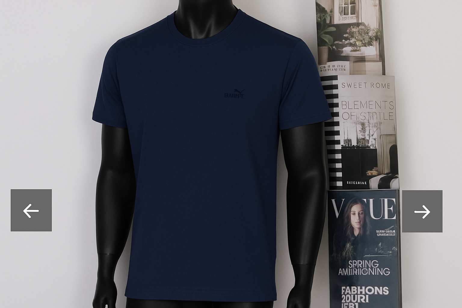 تیشرت نخی آستین کوتاه مردانه | برند غزال - Image 4