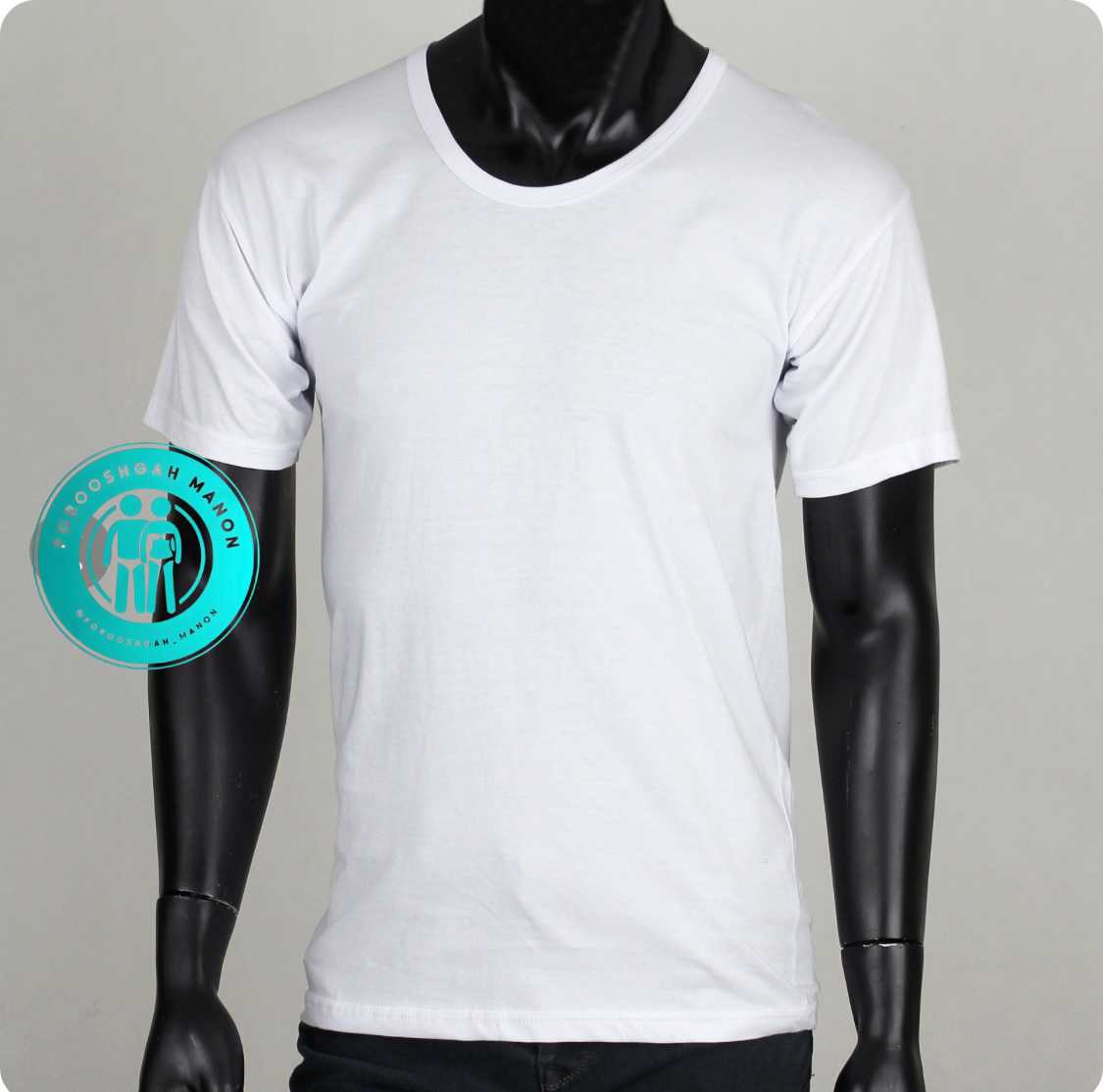 زیرپوش مردانه سفید آستین کوتاه نخ خالص پارکو