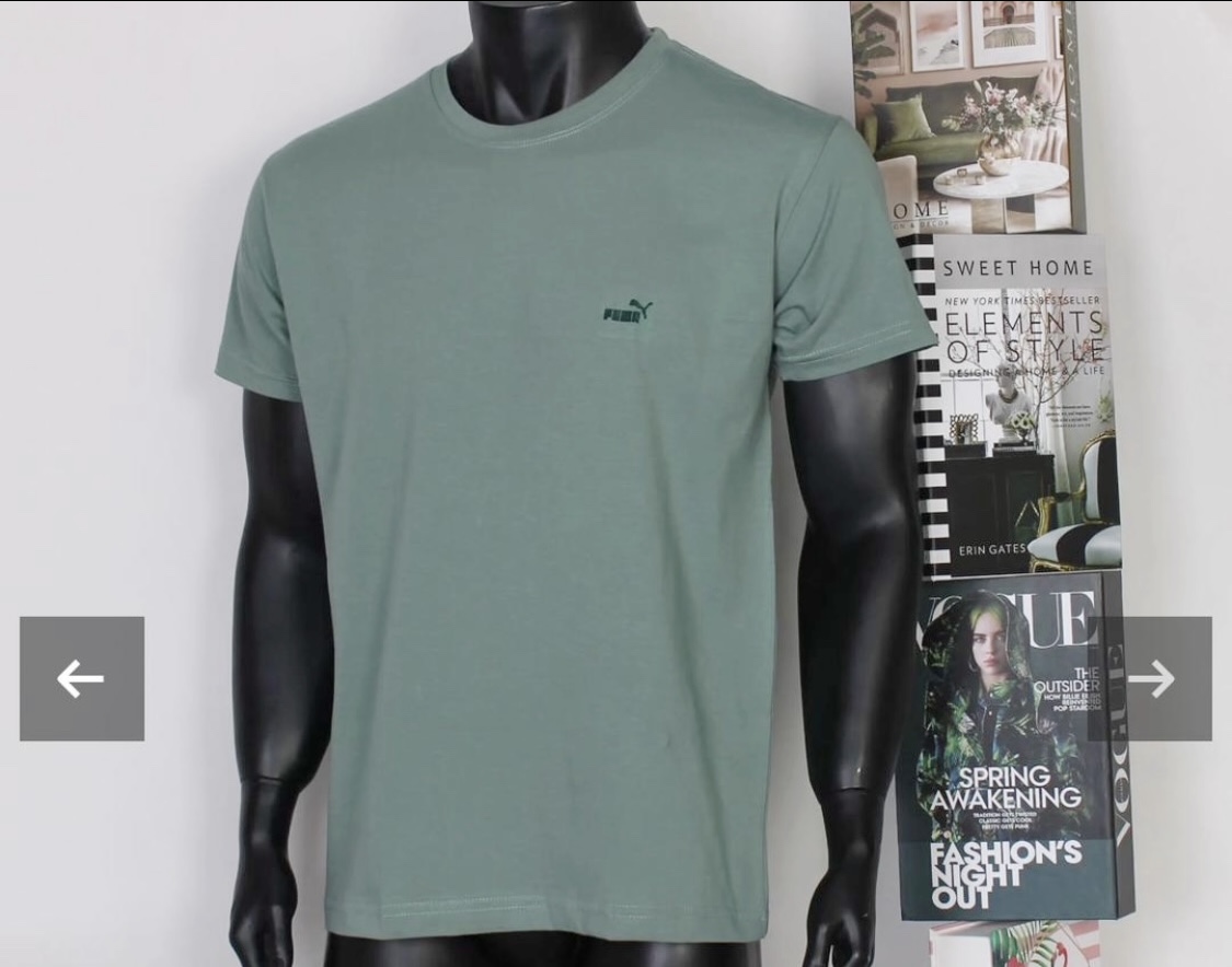 تیشرت نخی آستین کوتاه مردانه | برند غزال - Image 7