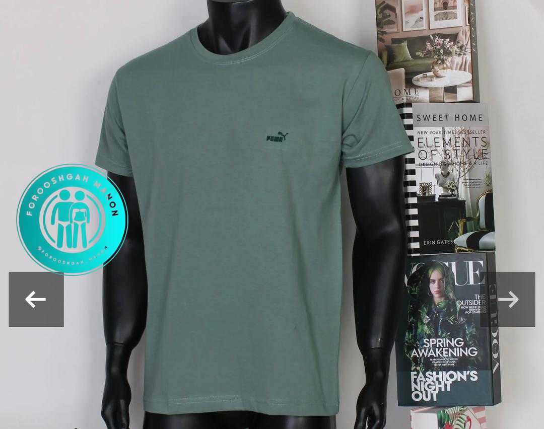 تیشرت نخی آستین کوتاه مردانه | برند غزال - Image 2