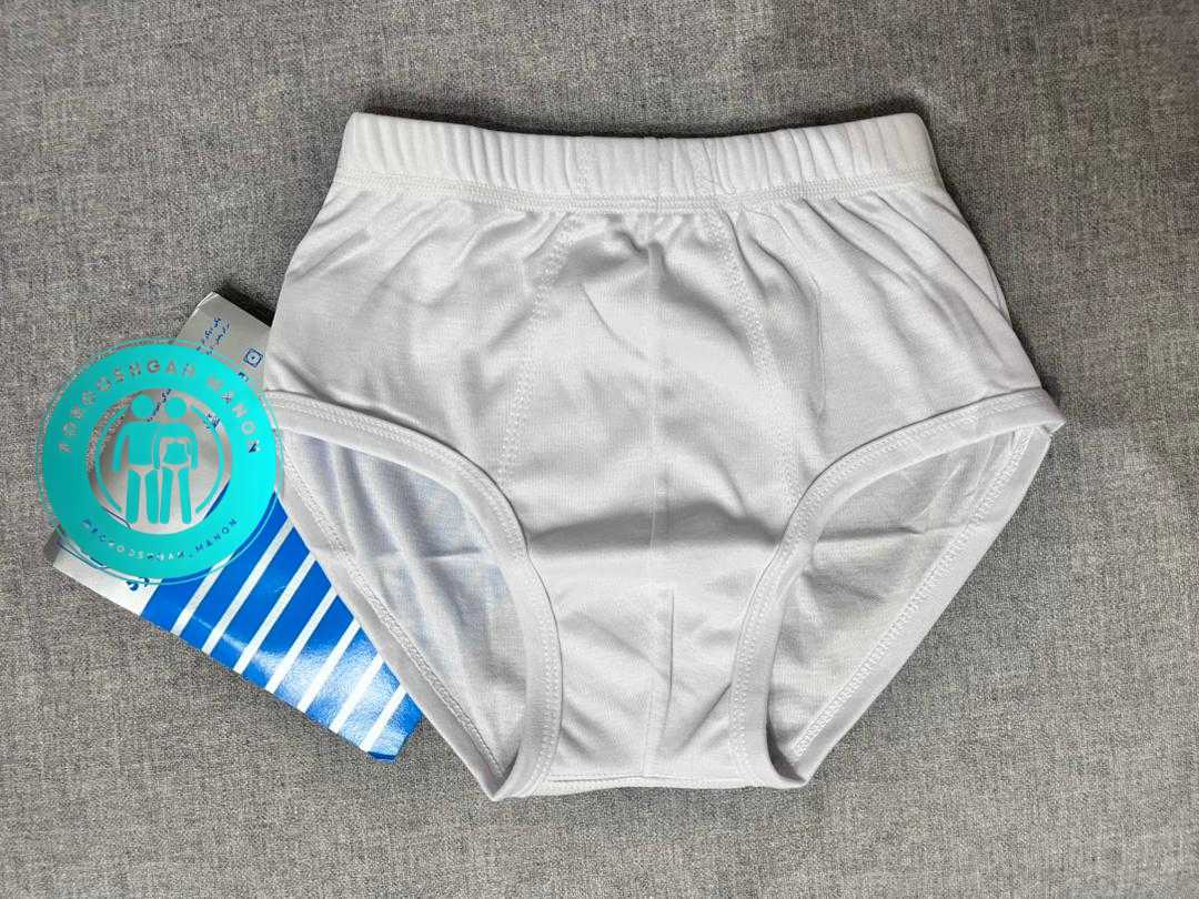 شورت اسلیپ مردانه دوفرد | سفید - Image 2