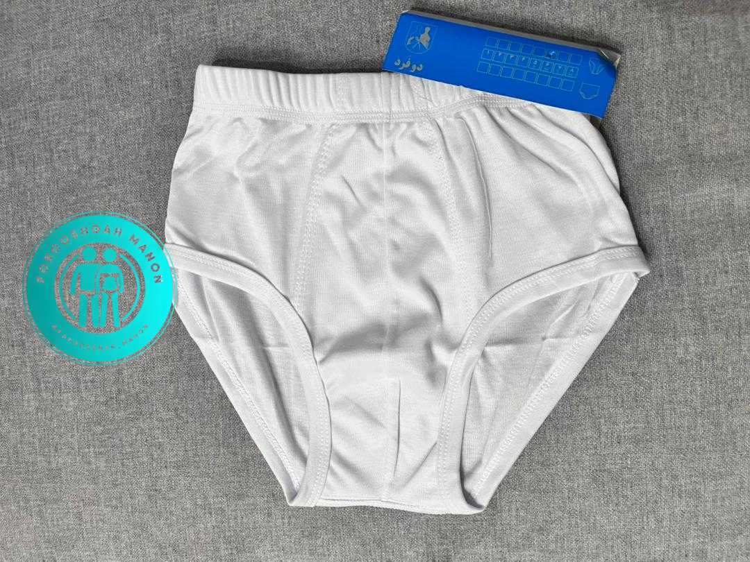 شورت اسلیپ مردانه دوفرد | سفید