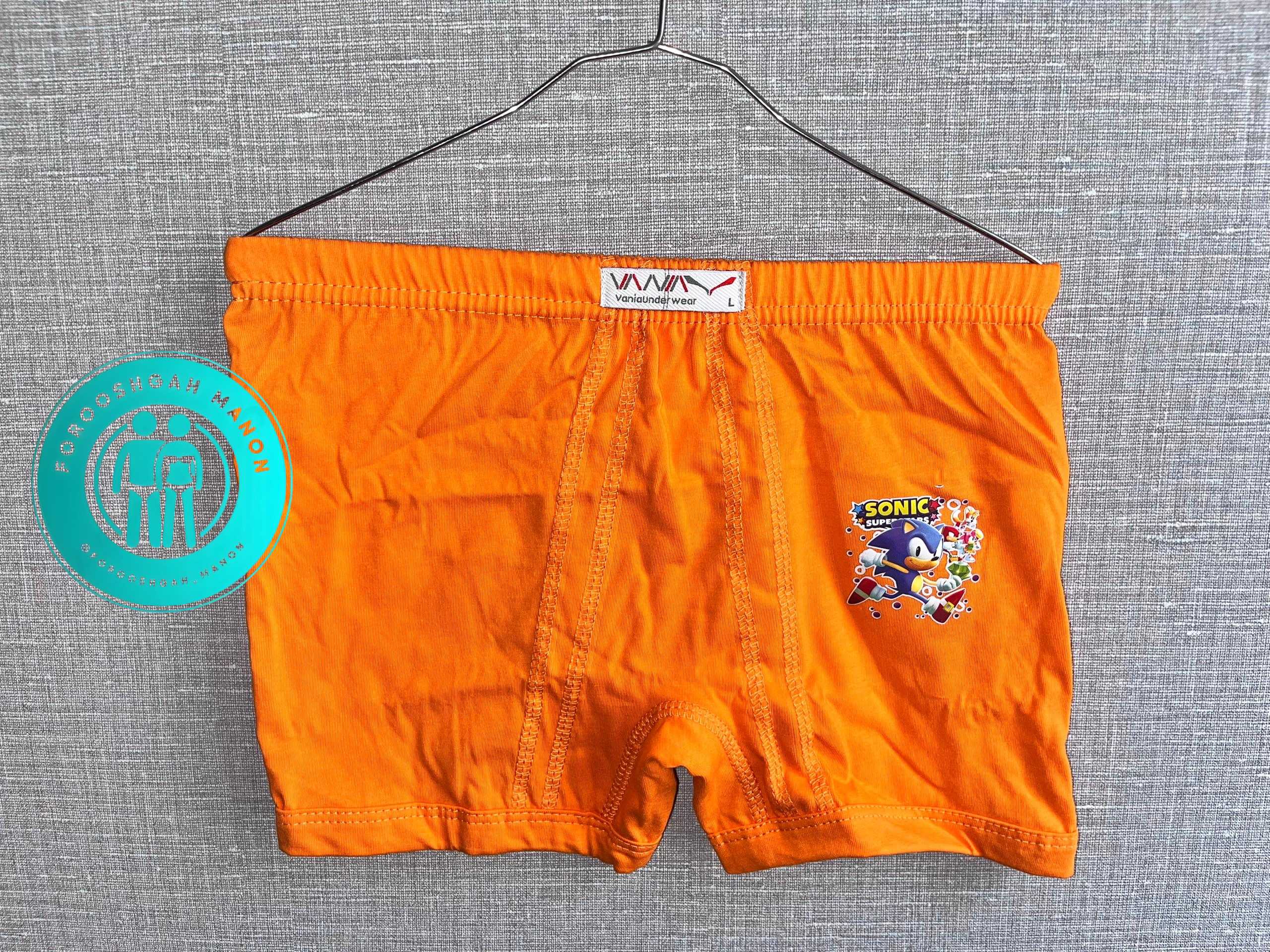 شورت پادار پسرانه نخ خالص – برند وانیـا(پک دو عددی) - Image 4