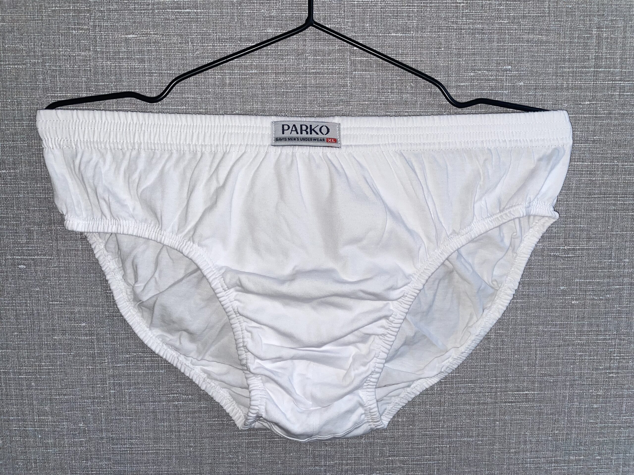 شورت اسلیپ سفید مردانه نخ خالص پارکو(پک سه عددی)