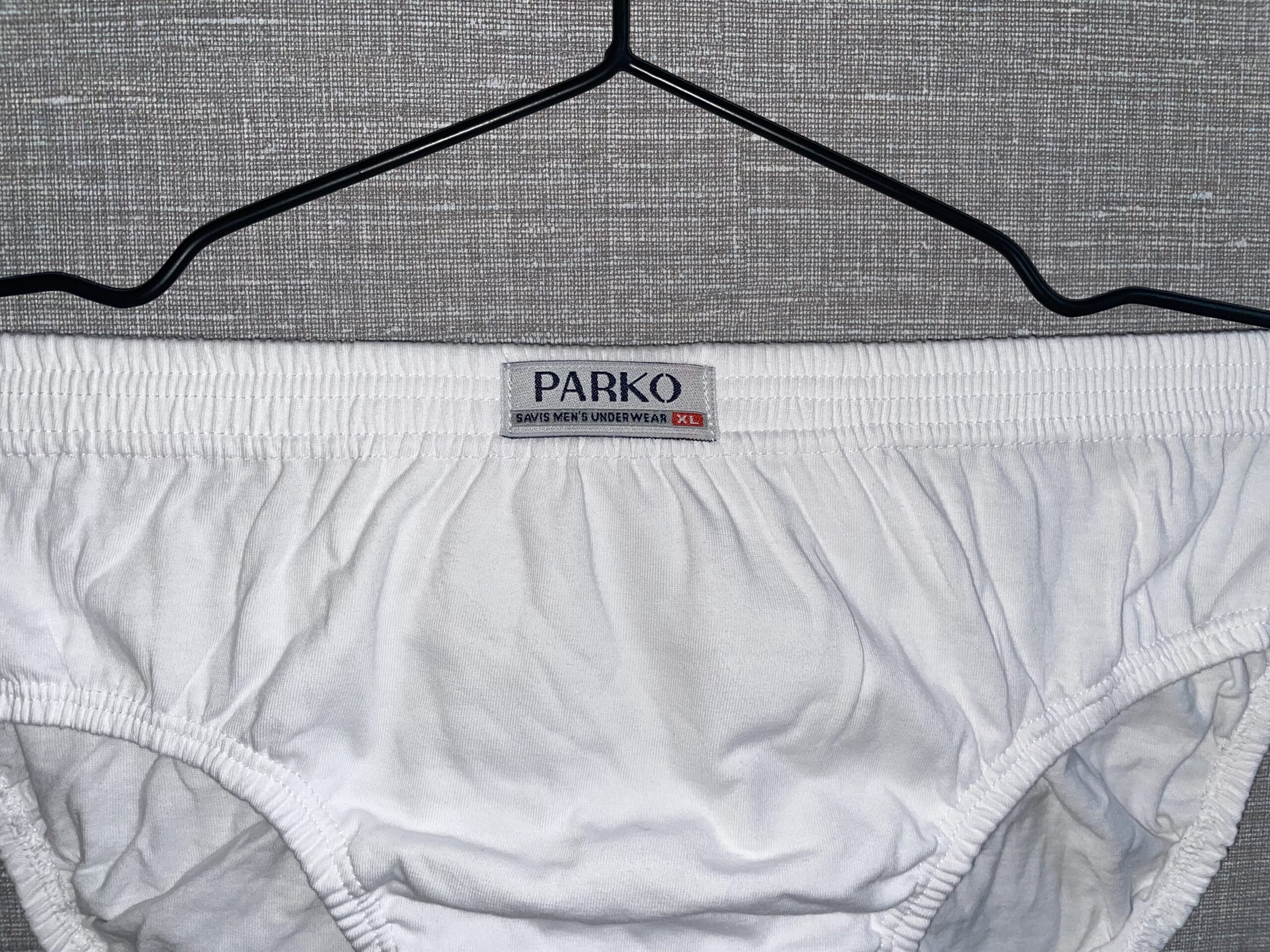 شورت اسلیپ سفید مردانه نخ خالص پارکو(پک سه عددی) - Image 3